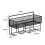 Hair dryer storage rack, non perforated bathroom sink 2
