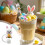 Easter Straw Cover Bunny Shape Dust Plug 2