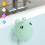 Silicone Bathtub Overflow Drain Cover Blue 2