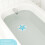 Silicone Bathtub Overflow Drain Cover Blue 8