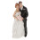 Wedding Cake Topper Bride and Groom Multi Color Figurine 1 6