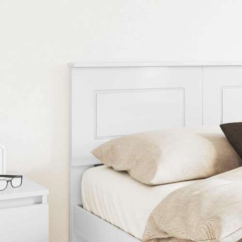 VidaXL vidaXL Headboard White Engineered wood 2
