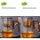 Enchanti Glass Tea Pot with Infuser 27 oz 2