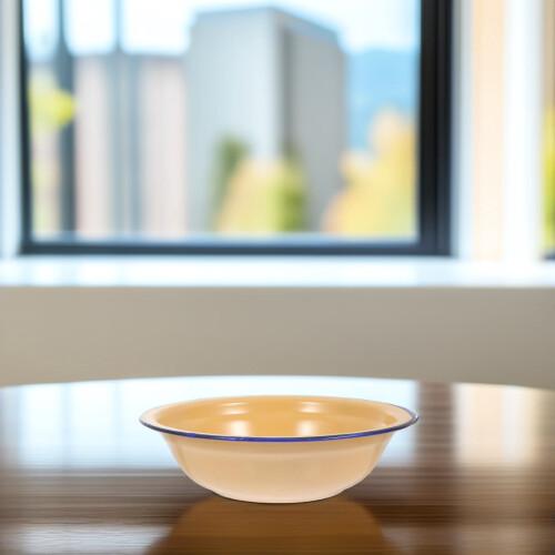 ULTNICE Enamel Soup Basin Enamel Anti-corrosion Tableware Restaurant 2Set 1