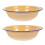 ULTNICE Enamel Soup Basin Enamel Anti-corrosion Tableware Restaurant 2Set 7