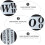 Welcome Letters Stencil Set 8 Large 5