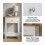 Vida Designs (White & Oak) Arlington 1 Drawer Console Table Hallway Storage 8