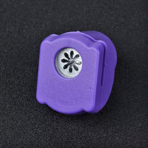 Random Color Mini Plastic Paper Punches Craft Cutter Scrapbooking Pick Patterns-Snowflake A-8x8mm 1