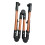 Folding Wagon Push Handle Brown Foldable Removable 2