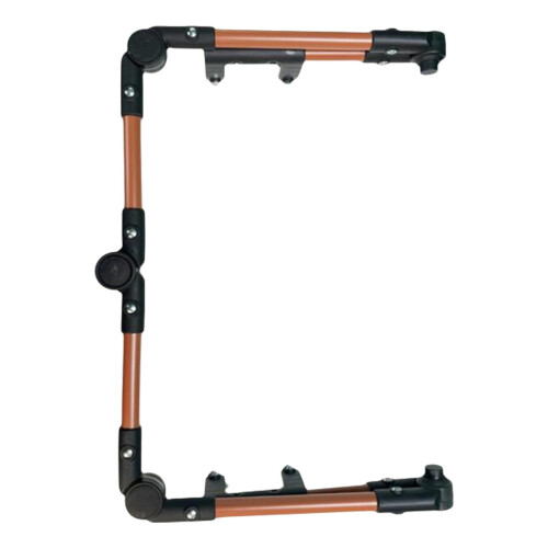 Folding Wagon Push Handle Brown Foldable Removable 2