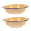 ULTNICE Enamel Soup Basin Enamel Anti-corrosion Tableware Restaurant 2Set 5