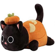 (Pumpkin Cat) 2026 Aoopoo Meemeows Cat Pie Aphmau Meemeows Cat Food P Merch Aphmau Cat Mee Meow P Cute Anime Cat Stuffed Animal Toy P Pill-Minv