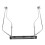 Harmonica Stand Silver 21x20x20 cm 5