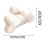 Rabbit Plush Pillow Super Soft Bunny Cuddle Cushion for Kids 3