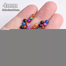 Natural Agate Colorful Stone Round 4mm 6mm 8mm 10mm 12mm Loose Beads Lot-Light Rose Agate-10mm 20pcs