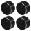 Volume Knobs Dimmer Switch Audio Dial Tuner Black 4 Pcs 5