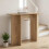 VidaXL vidaXL Console Table Artisan Oak 100 x 30 x 75 cm Engineered Wood 5