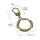 Metal Zipper Pull Replacement Kit Antique Brass 10pc 3