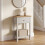 Vida Designs (Grey & Oak) Arlington 1 Drawer Console Table Hallway Storage 2