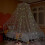 Princess Bed Canopy White Round Dome Net with Fluorescent 8
