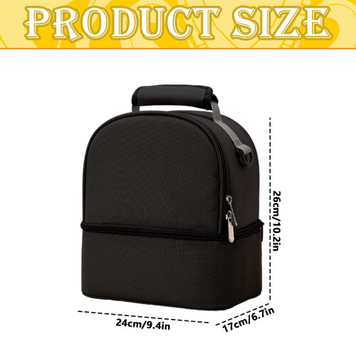Breast Milk Storage Bag Double Layer Portable Black 2