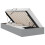 VidaXL vidaXL Storage Bed with Headboard Light Grey 90 x 190 cm Fabric 3