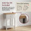 Vida Designs (Grey & Oak) Arlington 1 Drawer Console Table Hallway Storage 6