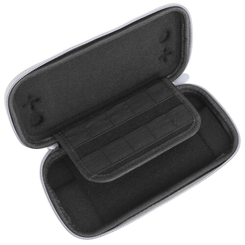 EVA Hard Shell Carrying Case Compatible with Nintendo Switch – 10 Game Slots, Screen Protector, Grey 1