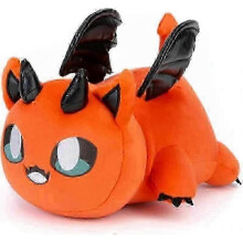 (Demon Cat) 2026 Aoopoo Meemeows Cat Pie Aphmau Meemeows Cat Food P Merch Aphmau Cat Mee Meow P Cute Anime Cat Stuffed Animal Toy P Pill-Minv