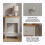 Vida Designs (Grey & Oak) Arlington 1 Drawer Console Table Hallway Storage 7