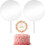 Acrylic Blank Cake Topper DIY Set 2 Pieces 3
