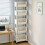 Kitchen Storage Shelf with Wheels Portable Rolling Organizer 4