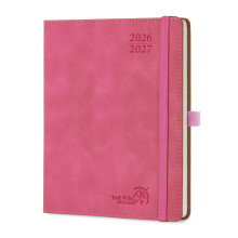 POPRUN Academic Diary Week to View 2026-2027 Large Soft Cover 26.5 x 21.5 cm - 2
