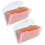 Currency Holder for Bills Plastic Accordion Folder 2 Pcs 8