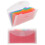 Currency Holder for Bills Plastic Accordion Folder 2 Pcs 5