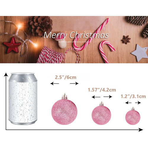 Boules de Noël Tikeitoo, décorations suspendues incassables 2