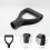 2Pcs D Shaped Plastic Grip Snow Shovel Handle Spades Forks Replacement Handles 3