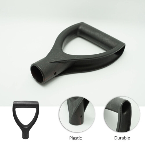 2Pcs D Shaped Plastic Grip Snow Shovel Handle Spades Forks Replacement Handles 2