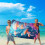 Beach Towel Lightweight Colorful Sandproof Multi-purpose 5