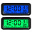 Compact Solar Powered Clock for Vehicle Dashboard with Multi Function Display 8