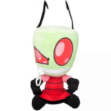 (20cm, 2) Invader Zim Zippermouth Plush Toy Green Red Eyes Dib Character 8 Inch 20cm Height
