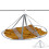 BESTONZON Laundry Drying Rack Flat Mesh Hanging Net with Securing Straps Foldable for Clothes and 5