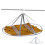 BESTONZON Laundry Drying Rack Flat Mesh Hanging Net with Securing Straps Foldable for Clothes and 6