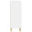 VidaXL vidaXL Sideboard High Gloss White 66 x 34.5 x 90 cm Engineered Wood 4