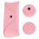 Snap Button Eyeglasses Case Pink 6.89 x 2.95 x 1.77 inches 3