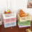 Plastic Baskets Foldable Desk Crates Storage Box Stackable Table Basket Organizers Office Desktop Drawer Shelf Purple 5