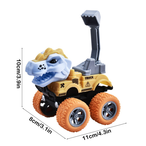Dinosaur Construction Toy Car Push & Go Engineering Vehicle 2
