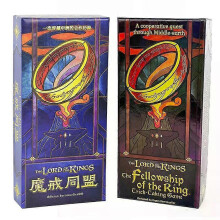 (A English) The Lord of The Rings The Fellowship of The Ring Trick-Taking Game Bilingual Board Game Cooperative Strategy Card Game Adventure