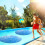 Blue 2.40M Round Pool Cover, Dustproof, Thermal Insulation for Inflatable Pools 8