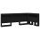 VidaXL vidaXL Storage Headboard with Shelf Black Oak 75 cm Engineered Wood 2